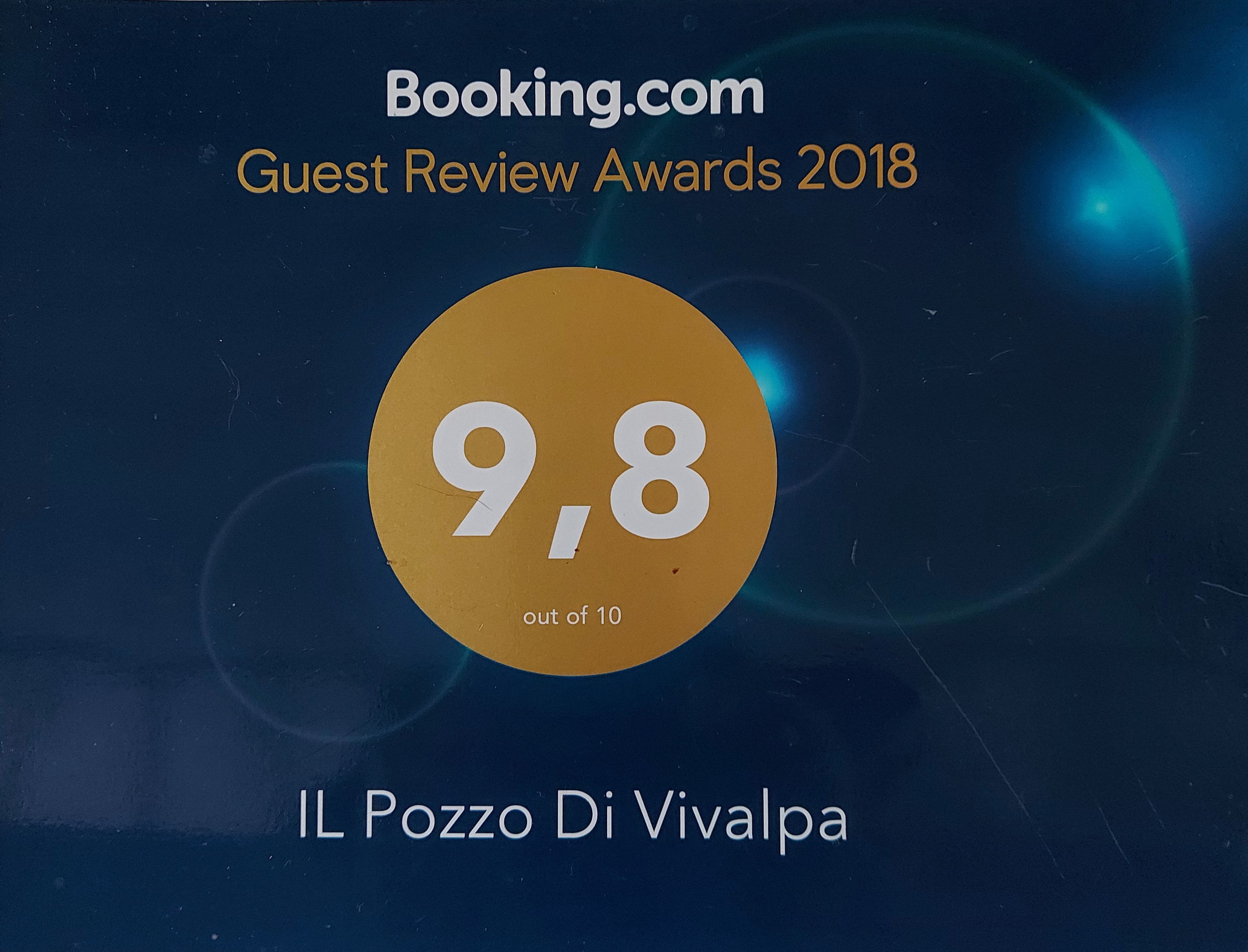 Booking-Guest-Review-Awards-2018-Il-Pozzo-di-Vivalpa